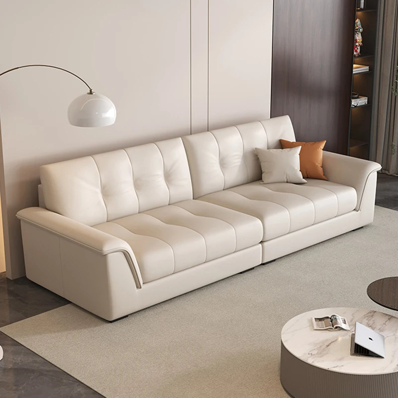 

Faux Leather Living Room Sofas European Recliner Minimalist Modern Sofa Living Room Lazy Designer Canape Salon Home Furniture