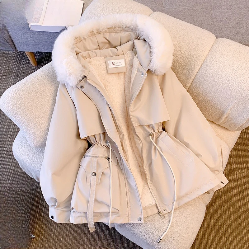 

Winter Women's Pie Overcomes The New Thin Beautiful Loose Temperament Elegant Down Cotton Fashion Versatile