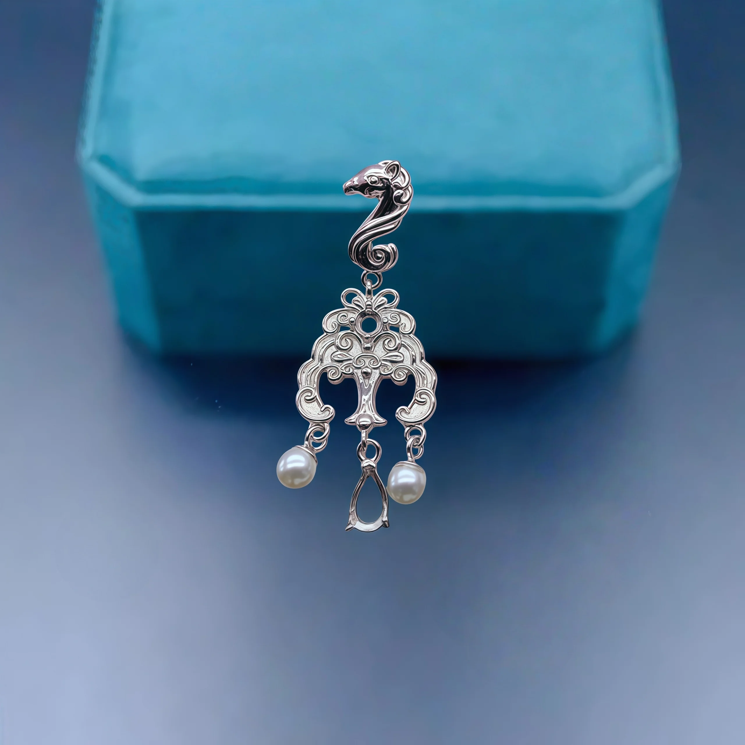 

Модный пустой держатель для подвески «сделай сам», стерлинговое серебро S925, 4*6 мм/3 мм, камень, изысканный дизайн, очаровательные свадебные украшения для женщин