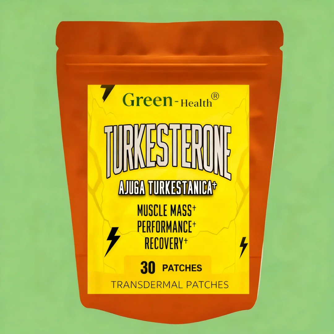 Turkesterone Transdermal Patches (Ajuga Turkestanica) – Improve Lean Muscle Mass & Exercise Performance, 30 Patches