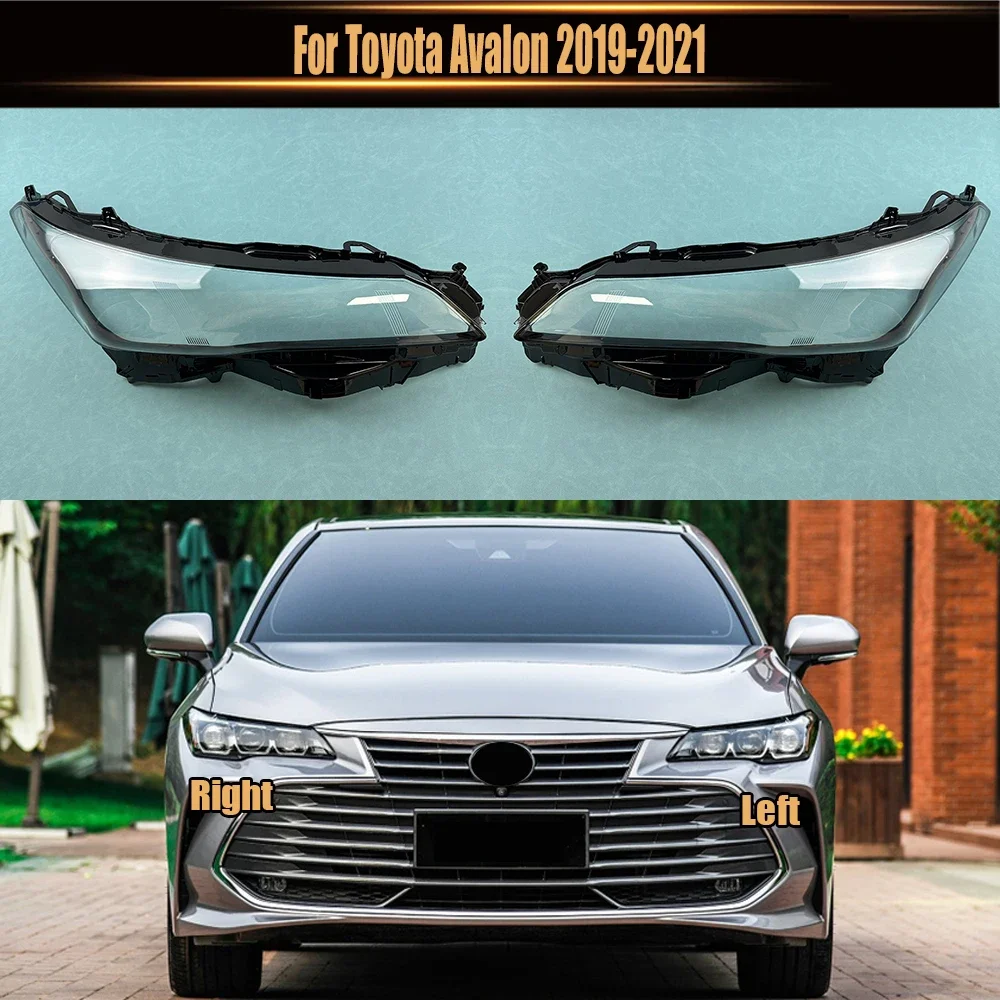 

For Toyota Avalon 2019 2020 2021 Headlamp Lamp Shell Transparent Mask Headlight Cover Lens Plexiglass Replace Original Lampshade