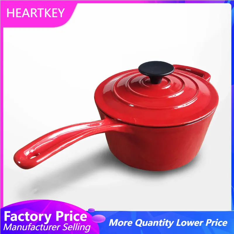 

34.5Cm Milk Pot Cooking Saucepan Stock Pots Wholesale 1.9L Non-Stick Mini Soup Pot With Cover Induction Cooker Cookware