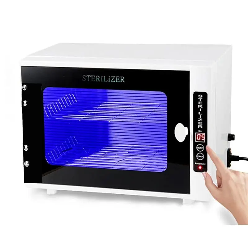 UV Sterilizer Cleaning Box 9L Large Capacity Sterilization Cabinet Profession LED Display Timing Sterilizing SPA Salon Tool