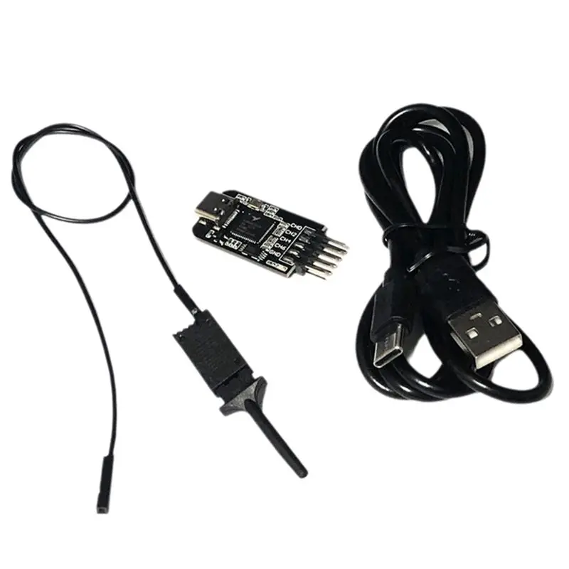 

Nanodla Logic Analyzer Kit TYPE-C SCM FPGA Debugging Protocol Analyzer 24Mhz Samplerate 8CH Open Source-ABWO