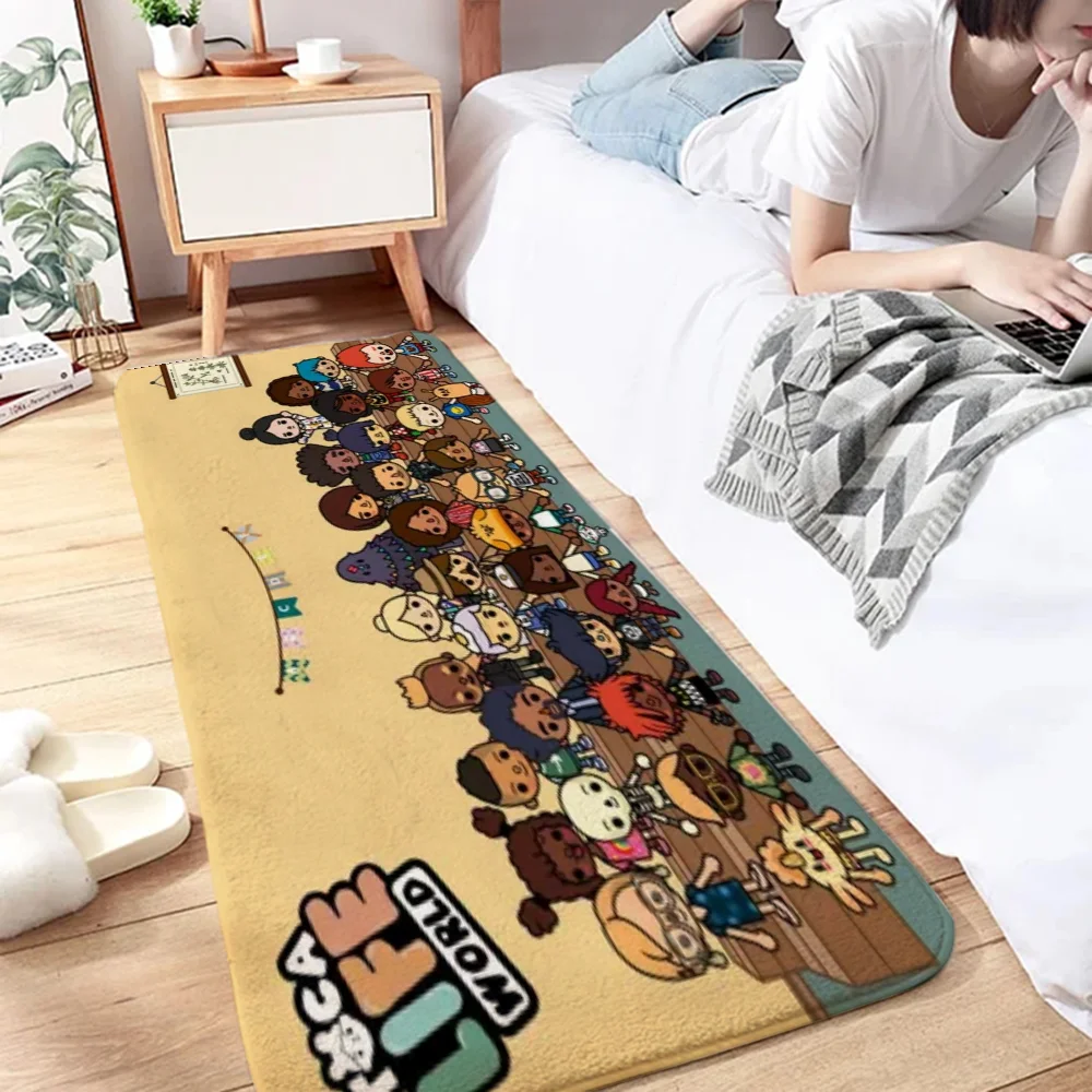 Toca Boca Toca Life World Door Floor Mat Room Entrance Carpet for Kitchen Rugs Home Accsessories Bathroom Mats Rug Foot Bath Bed