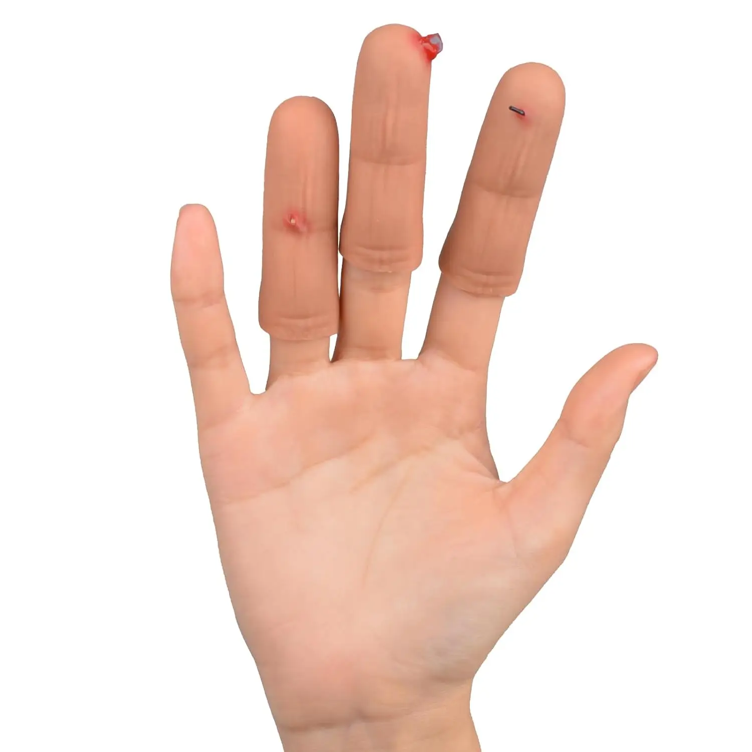 Wearable Finger Wound Trainer Model Foreign Object Wound Glass Shard Injury Long/Embedded Splinter for First Aid Education