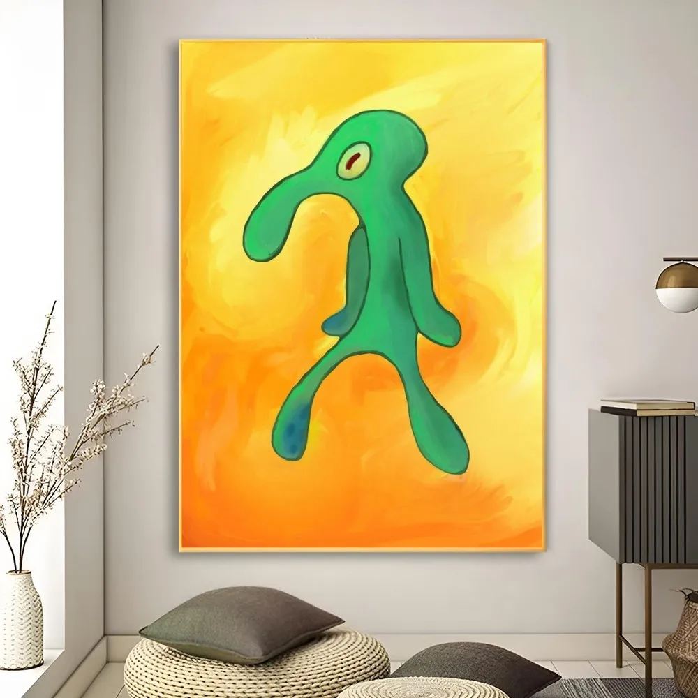 ملصق الحبار لغرفة المعيشة ، طباعة فنية للبار ، ديكور الأثاث ، 1 وحش #5