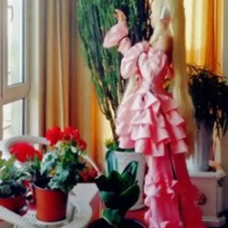 ชุดคอสเพลย์คอมรูปหัวใจนางฟ้าขนาดเล็กสีชมพูสีขาวสีดำสีแดงสีม่วงสีดำชุดคอสเพลย์หวาน