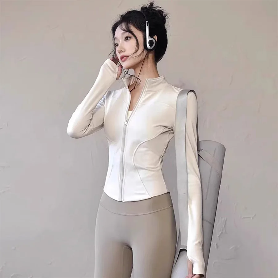 

Sunscreen jacket, women's yoga suit, top, quick drying outdoor sports, UV resistant fitness suit