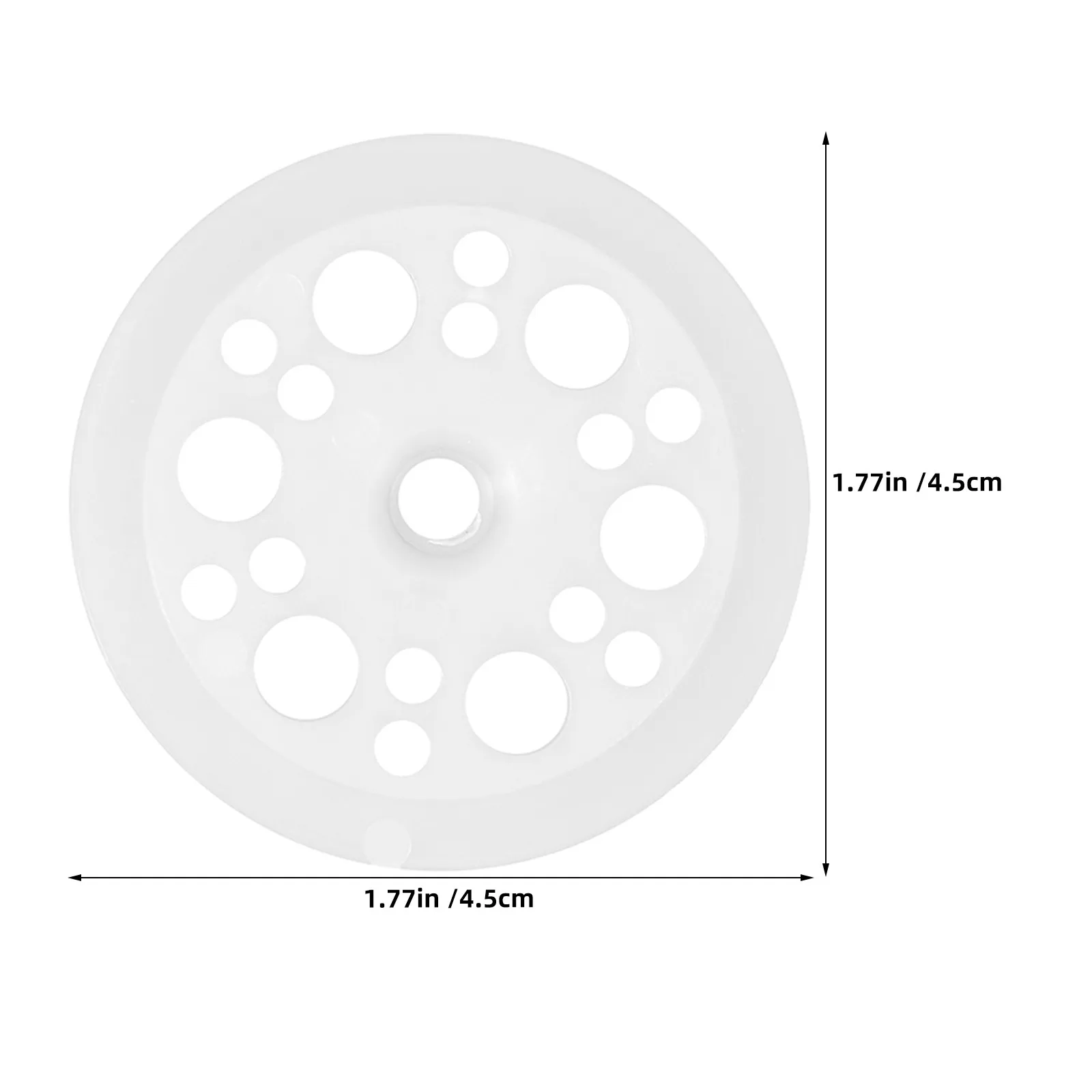 150 Pcs 1.77in/45mm Washers Polypropylene Load Spreading Screw Fastener Damping Plastic White Foam Board Fasteners Insulation
