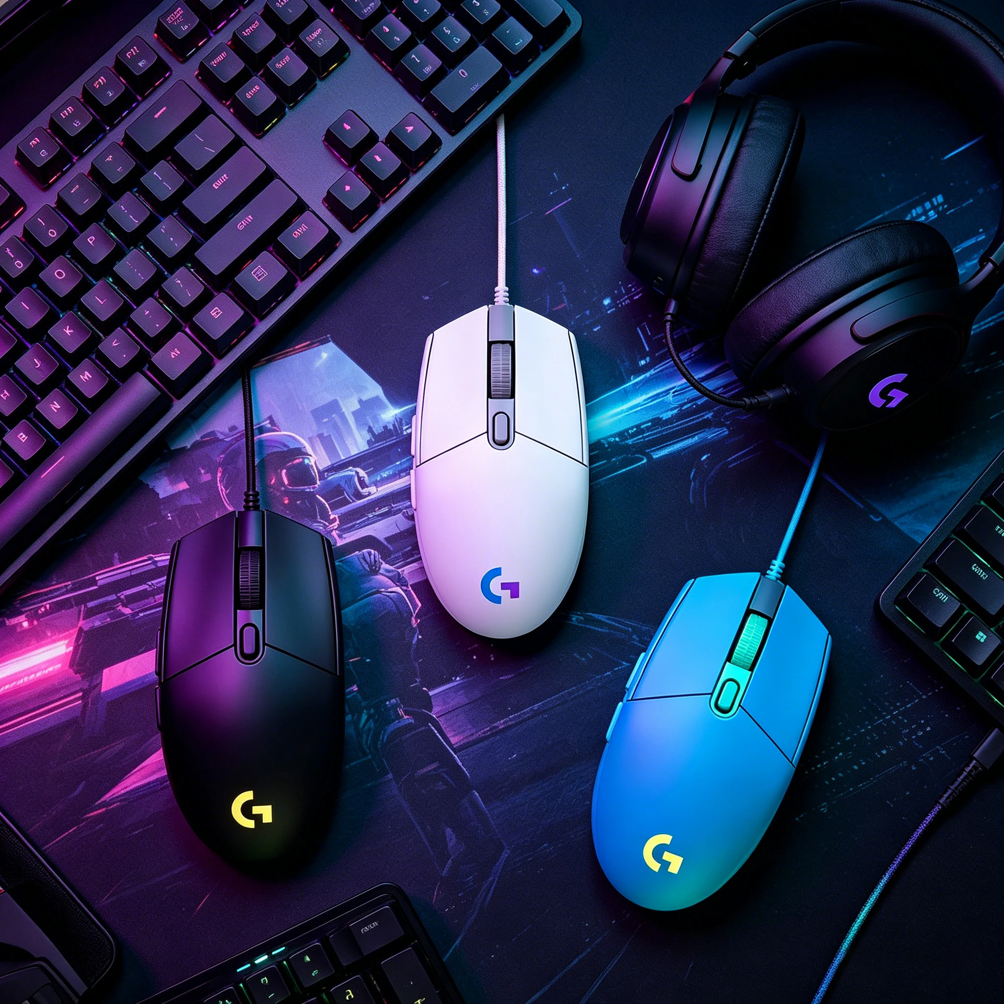 

Logitech G102 second-generation wired esports gaming mouse desktop laptop gaming office universal M350 wireless silent mouse