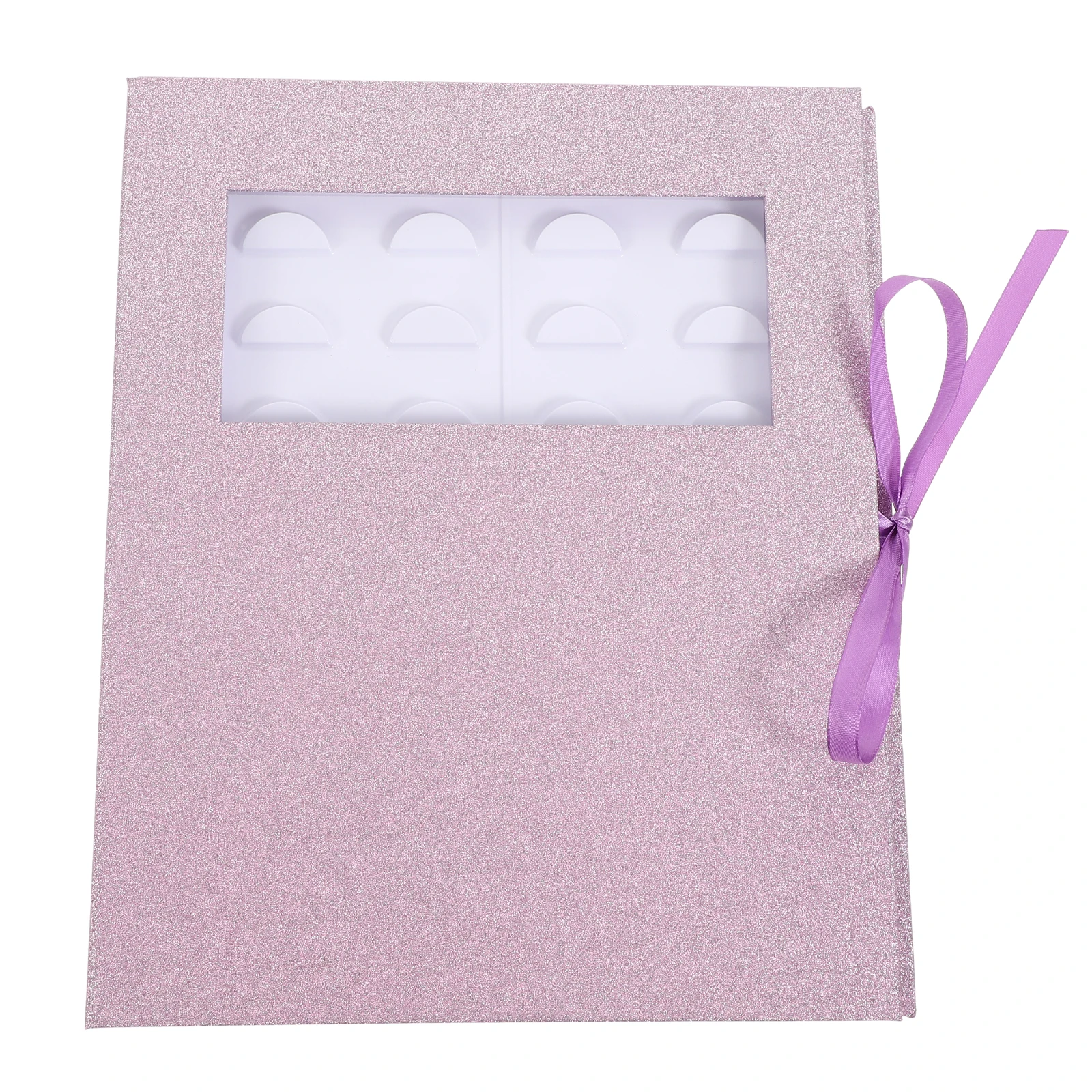 

1pc Fake Lash Storage Box Eyelash Holder Case False Lashes Organizer Durable Paper Material Lightweight Portable Dustproof