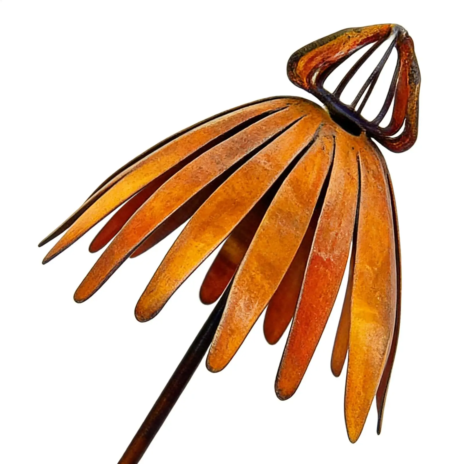 

Metal Yard Art 78cm Weather Resistant Rusted Metal Garden Decor Yard Stakes For Lawn Patio Porch Pathway Walkway Landscape