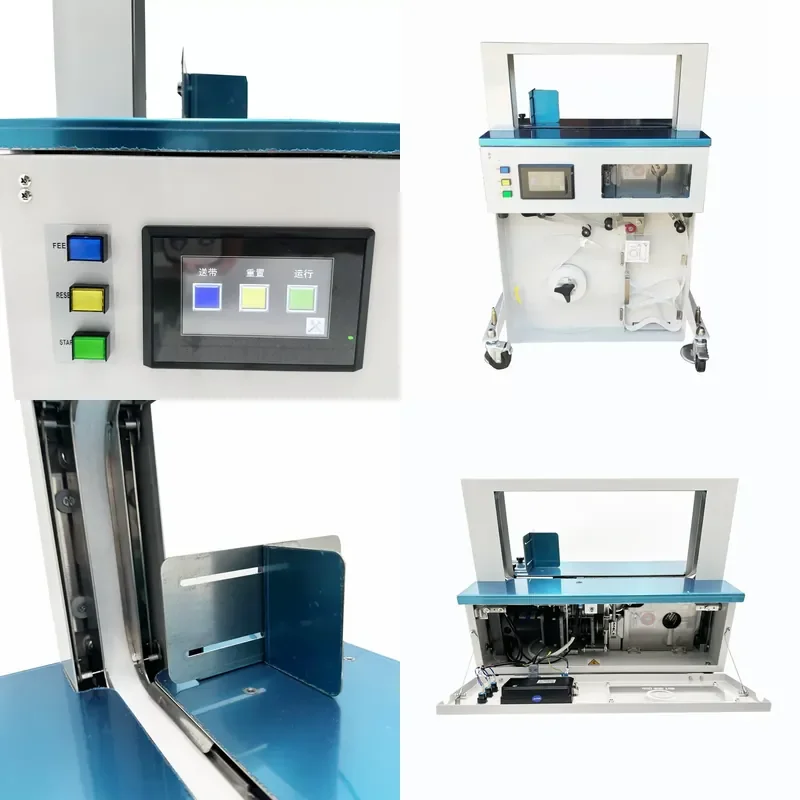 Automatic Belt Strapping Machine for Paper OPP Tape Small Bundle Packing Machine