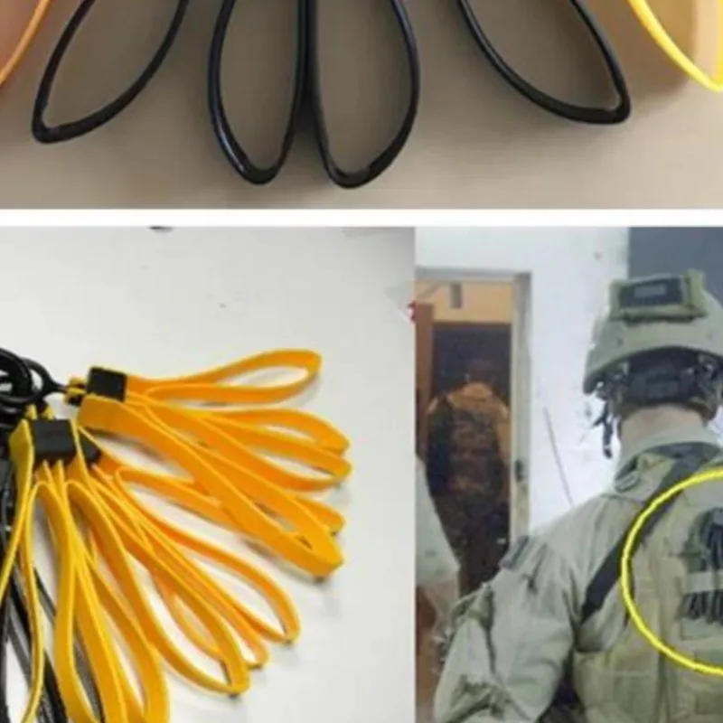 

Plastic Cable Tie Strap Handcuffs CS Sport Decorative Belt TMC Sport Gear Disposable Cable Tie Yellow Black