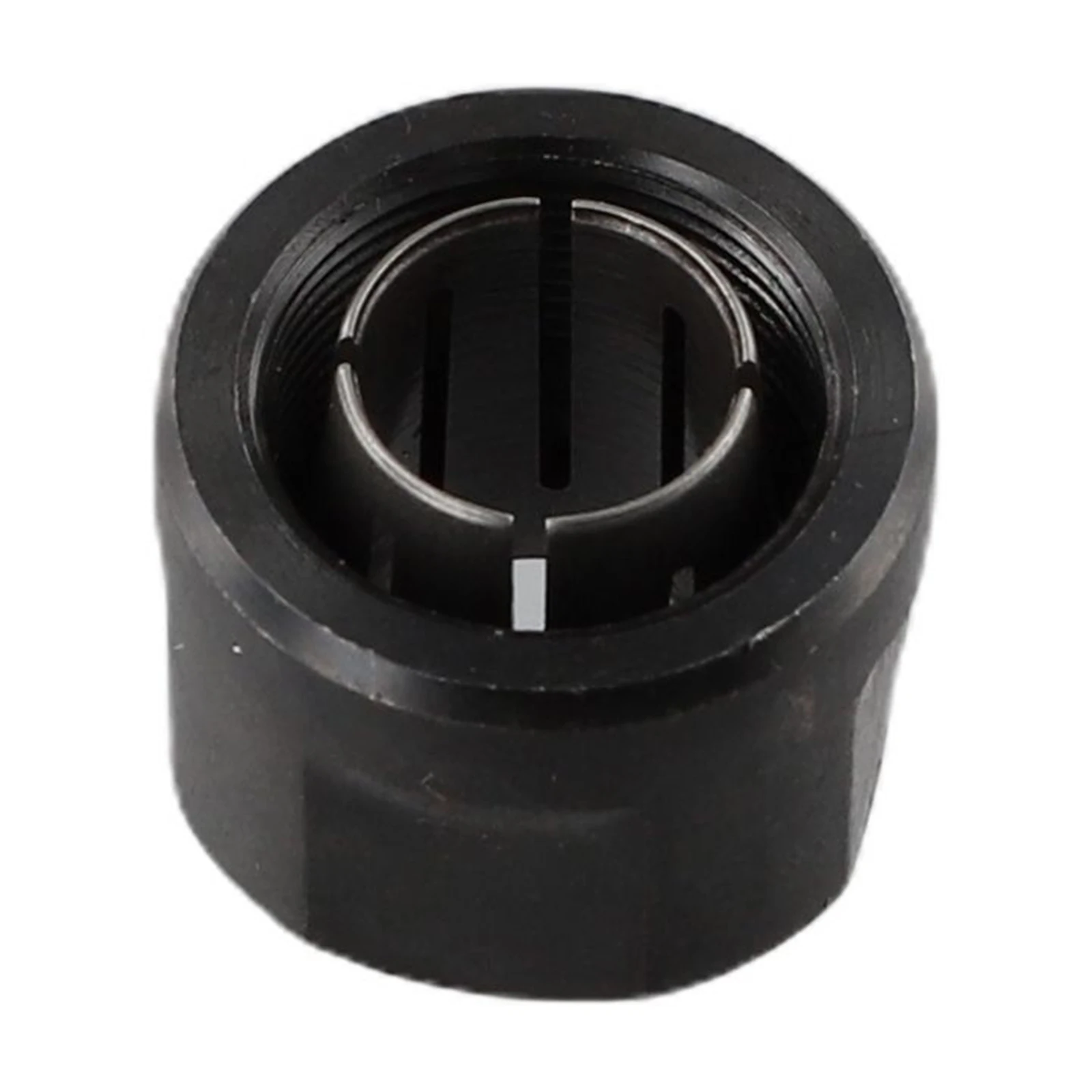 Nut Plunge Router Collet Nut Female Thread 19.5mm For 3612 Metal Replacement Tool Parts 1/2 Inch 21*27mm Black