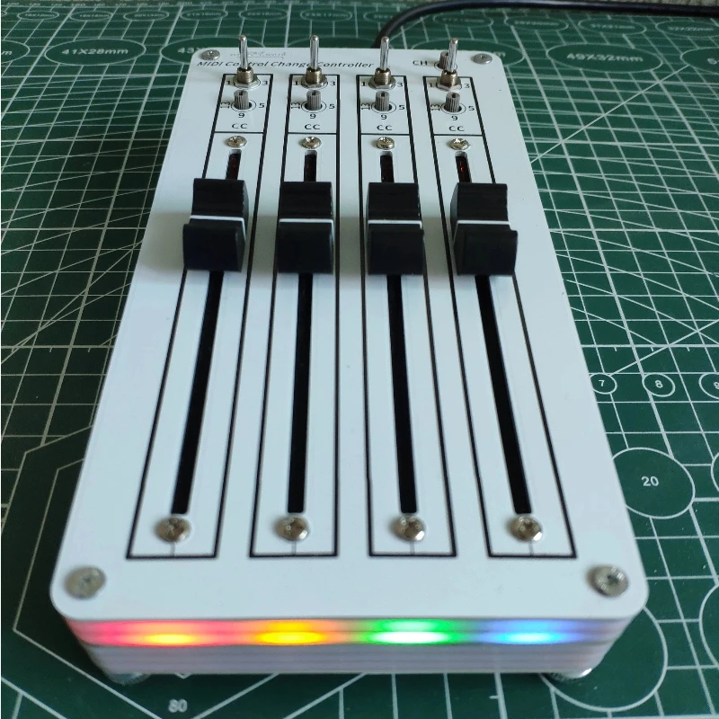 4 Push/Computer Music FADER USB MIDI CC DAW Software Host Volume Control Device