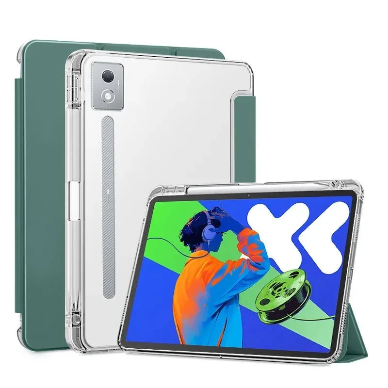 For Lenovo Xiaoxin Pad Pro 2025 Case 12.7in TB373FU Fold Stand Smart Cover Pen Slot Funda Idea Tab Pro TB375FC 12.7