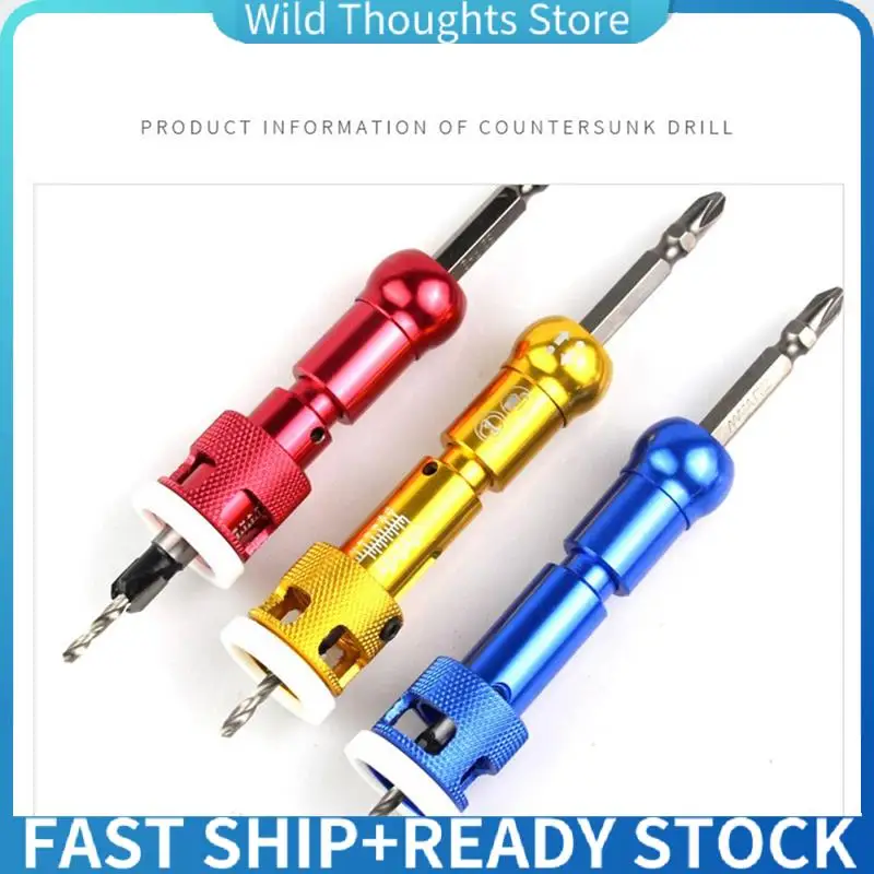 

Woodworking Counterbore Drill Step Drill Wood Self-Tapping Screw Punch Holes Drill Bit Installation Tool-[Qahk]