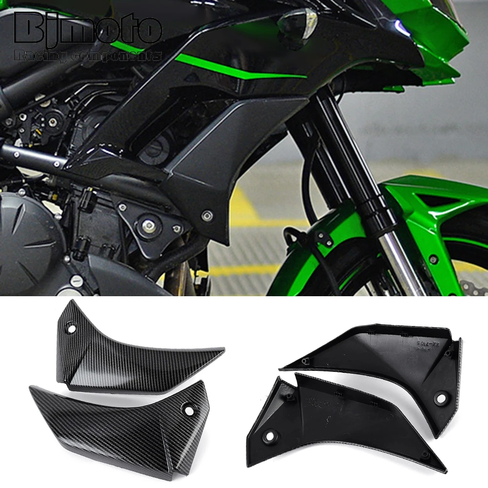 

Versys 650 мотоциклетная левая и правая боковая крышка радиатора, передний обтекатель для Kawasaki Versys 650 2015-2021 2020 2019 2018 2017 2016