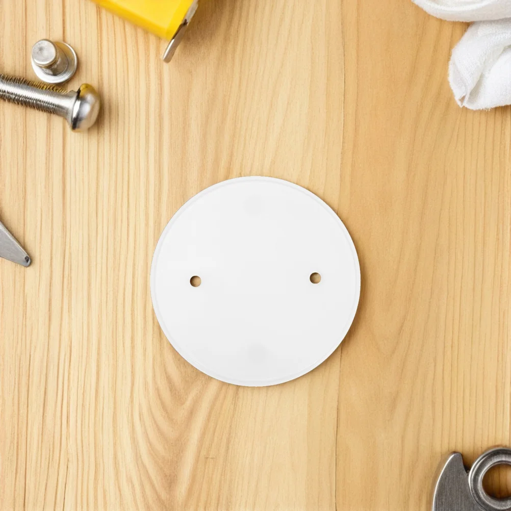 

20Pcs Ceiling Blank Cover Plate Round Blanking Protector Easy Install Plastic Ceiling Electrical Box Covers for Home Office Mall