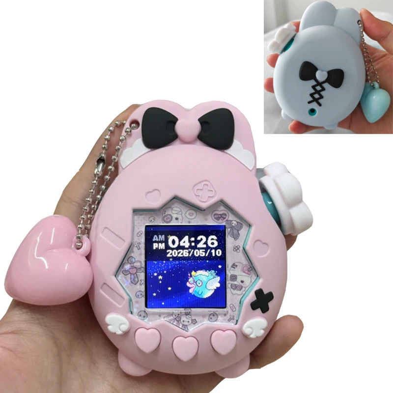 

Rabbit Silicone Soft Protector Panel Sticker Skin Chain For Tamagotchi Paradise Protective Case Button Cap Cover Accessories