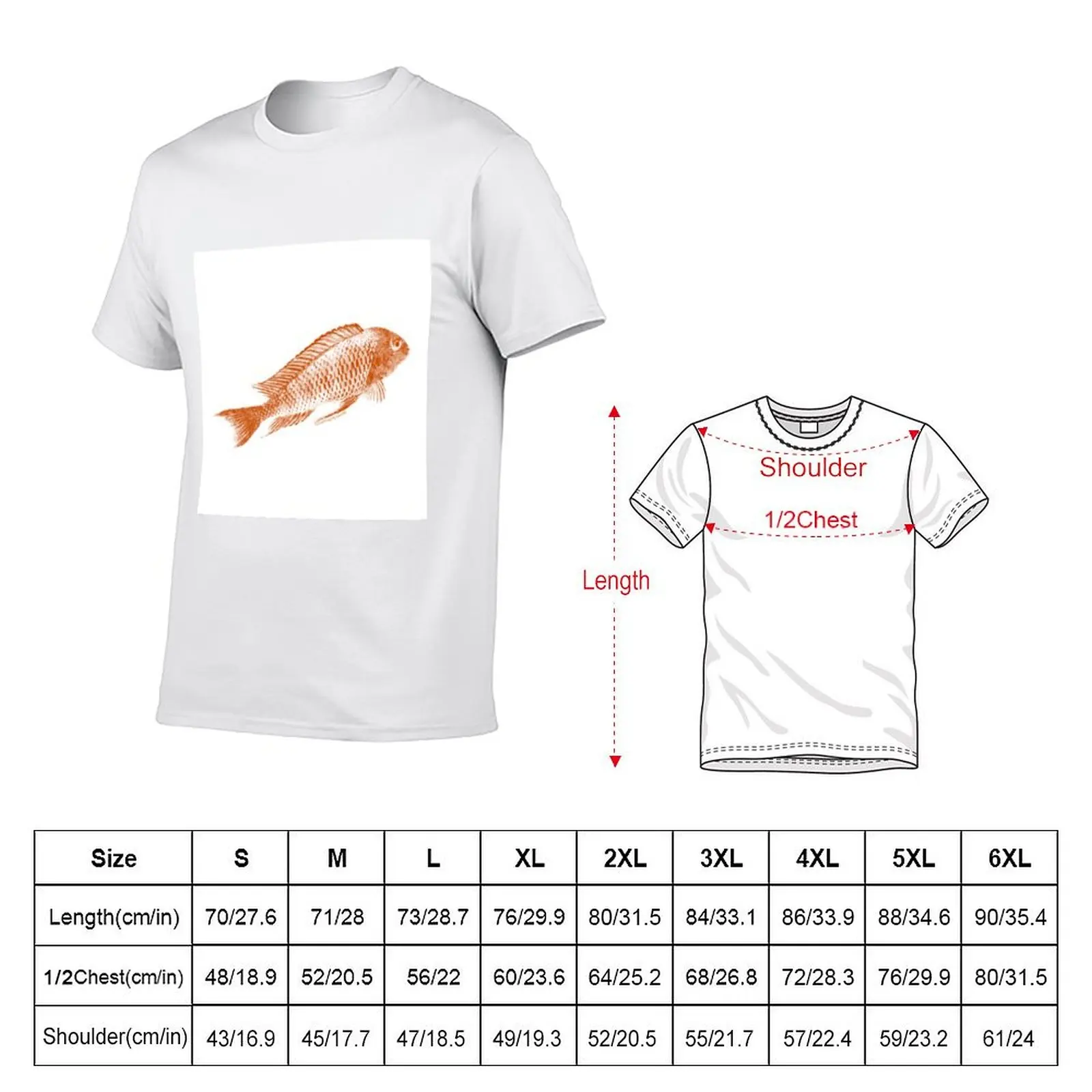 firecracker tropheus cichlid T-Shirt Basic Solid Color Short Sleeve Cotton Top
