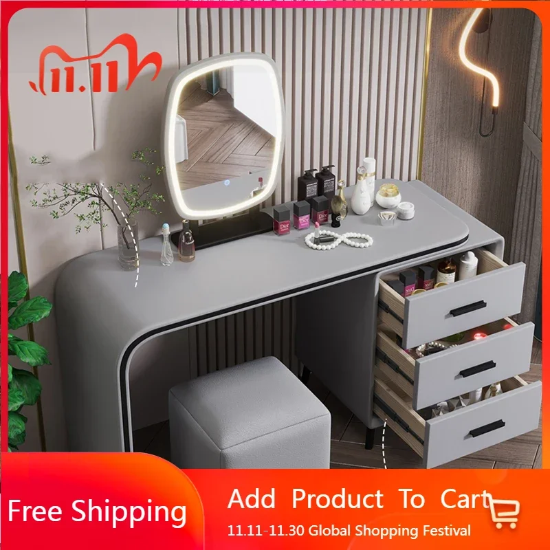 

Italian Luxury Dressing Table Solid Wood Bedroom Drawer European Dressing Table Girls Storage Tocador De Maquillaje Furniture