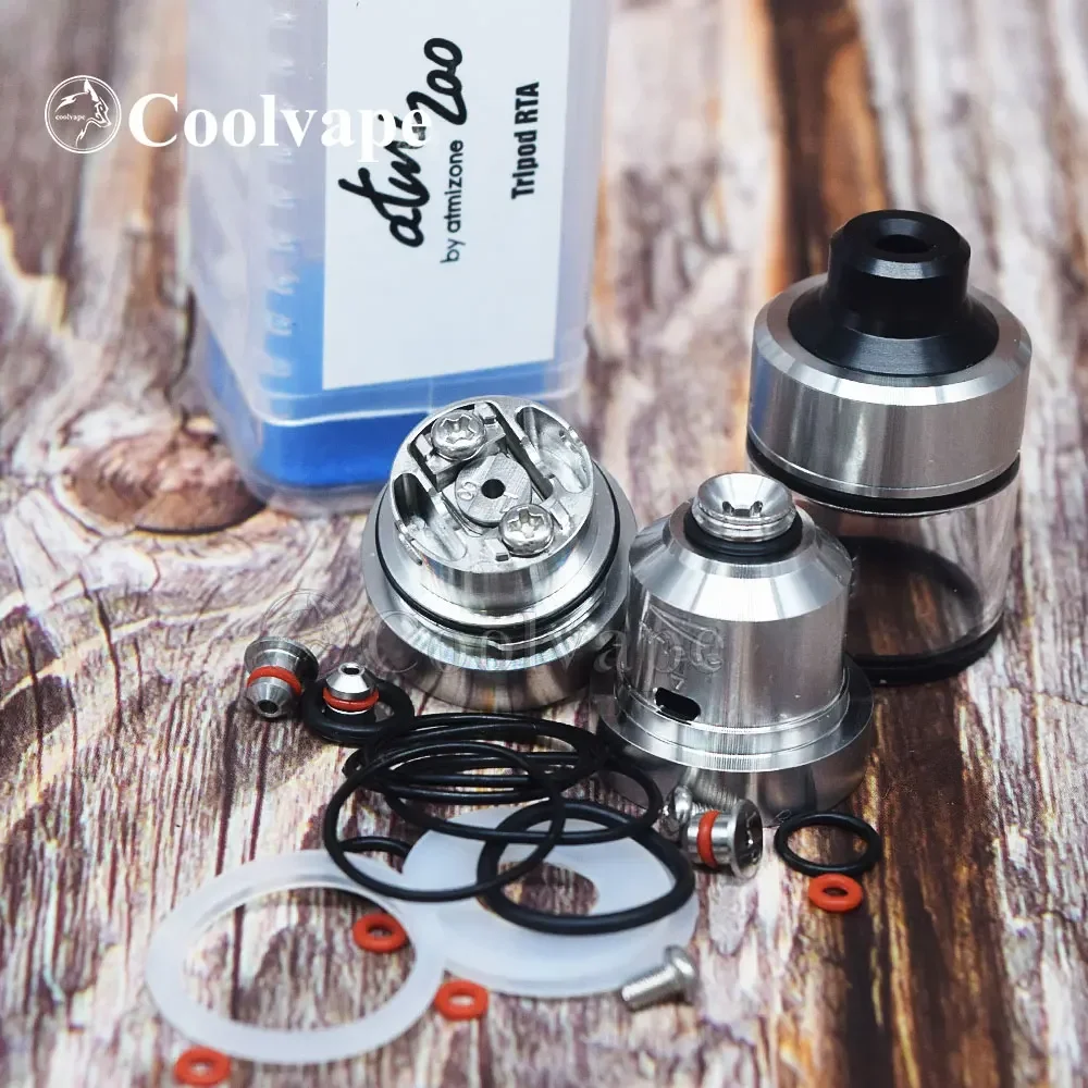 

Tripod MTL RTA Electronic Cigarette atomizer Tank 2ml 22mm 316SS Rebuildable rta atomizer Rebuildable Dripping Vape Atomizer