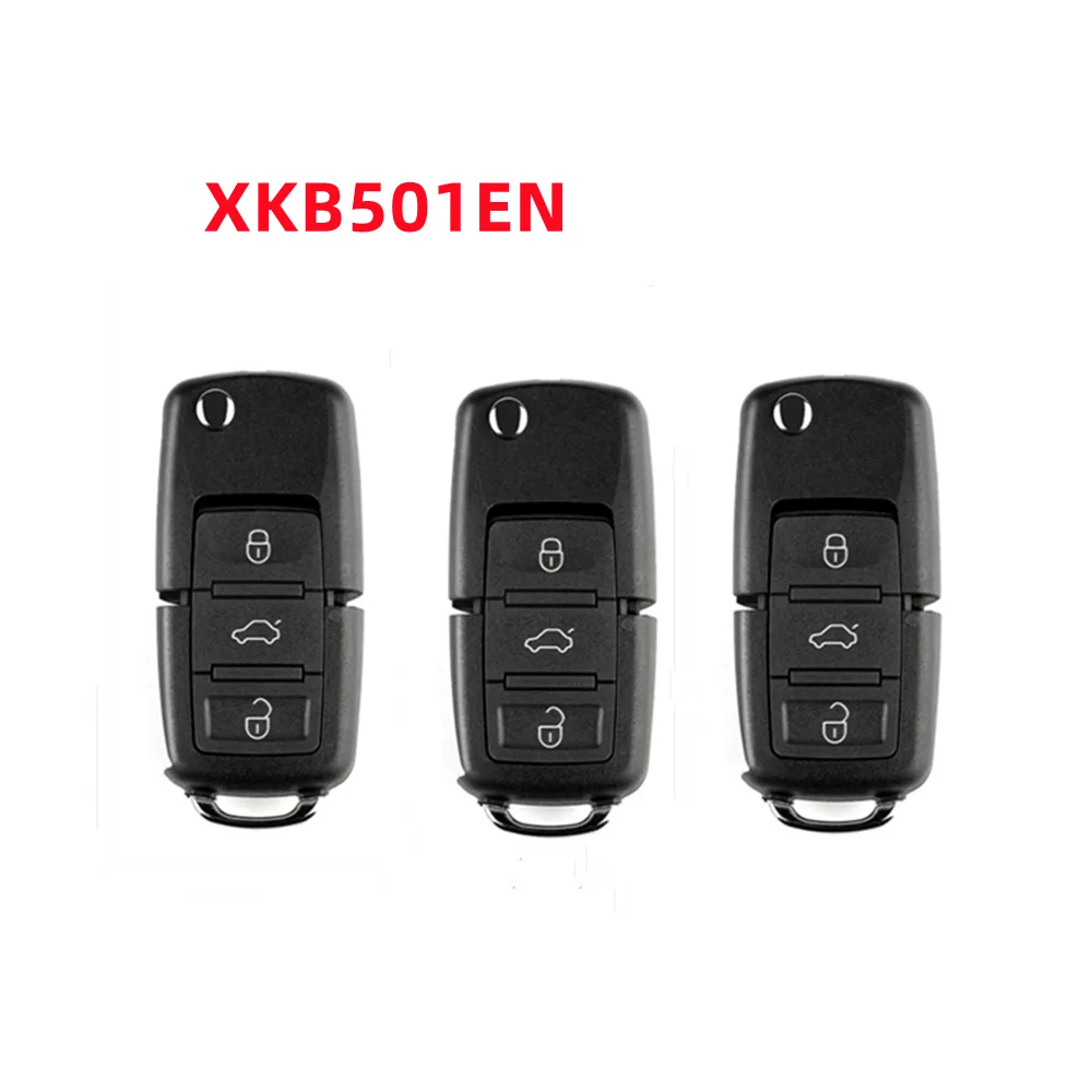 

3pcs/lot XHORSE XKB501EN 3 Button Universal Wire VVDI Remote Control Car Key No Chip for VVDI2 Mini Programmer Tool key