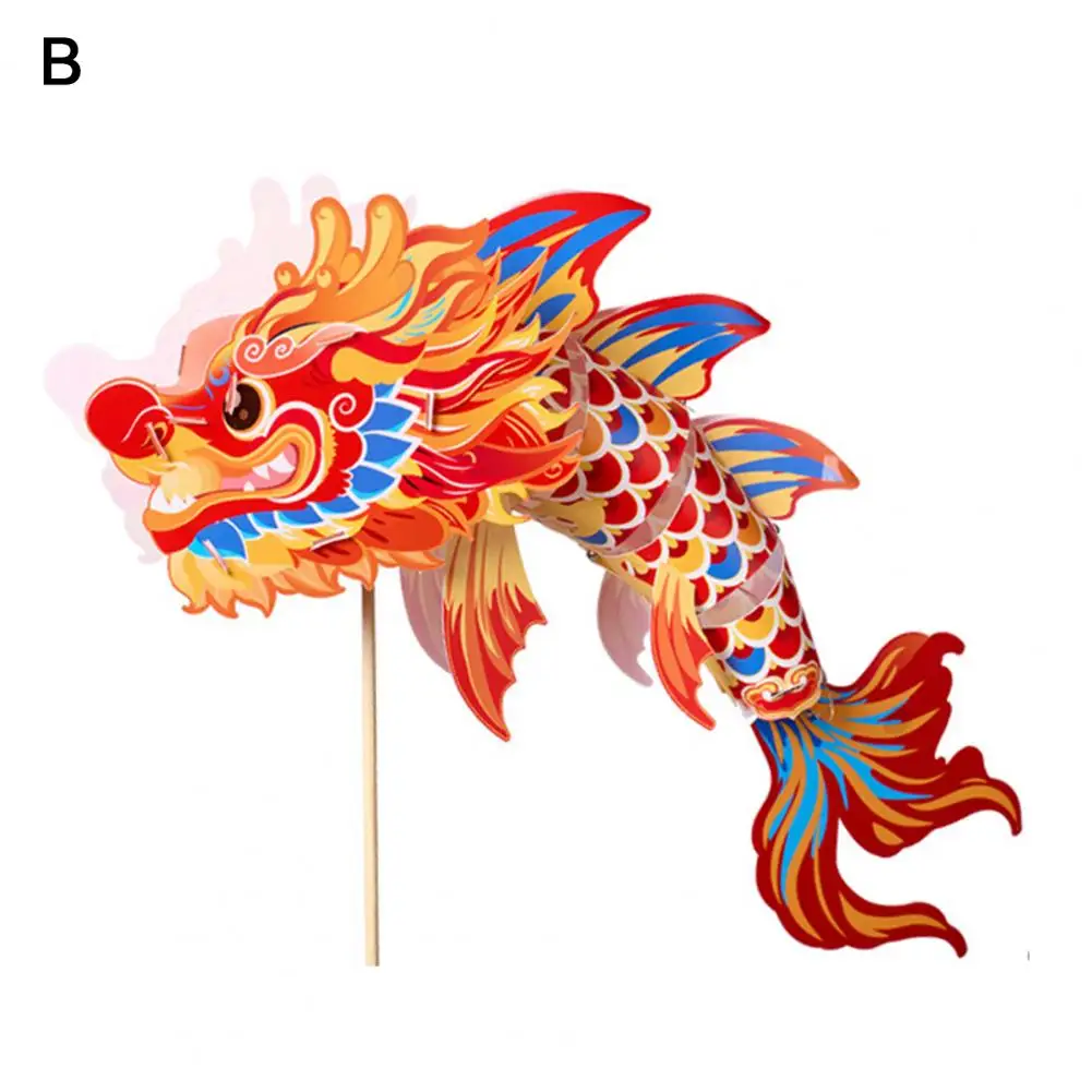 Festival Decoration Kit Goldfish Paper Lantern Kit for Chinese New Year Mid-autumn Festival Diy Handmade Fish Night Light Set