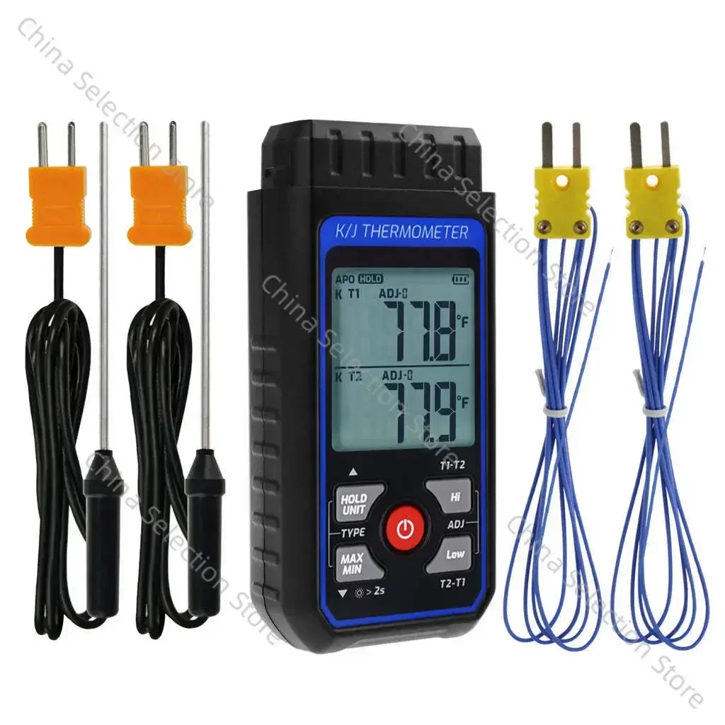 K-type Thermocouple Thermometer Industrial High-precision Contact Probe Electronic Thermometer, Mold Surface Thermometer