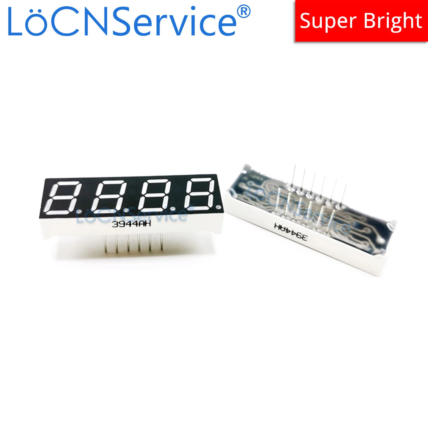 LoCNService 30PCS 0.39Inch Digital Tube LED Display 4 Bit Red Common Anode / Cathode 7 Segment 0.39 inch