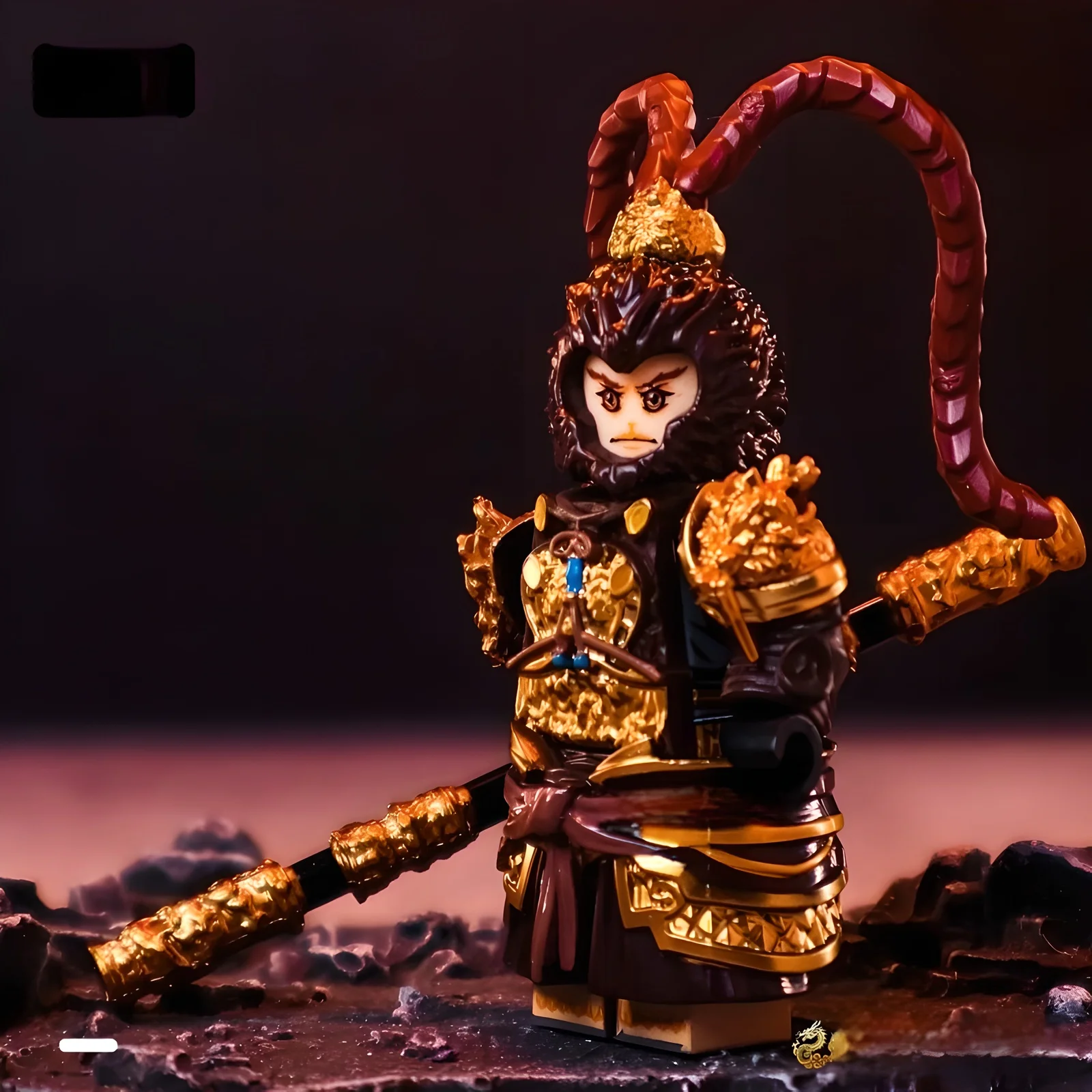 

Строительные блоки для третьей вечеринки, минифигурка Сунь Укун, классические портативные аксессуары для персонажей аниме, детские подарки