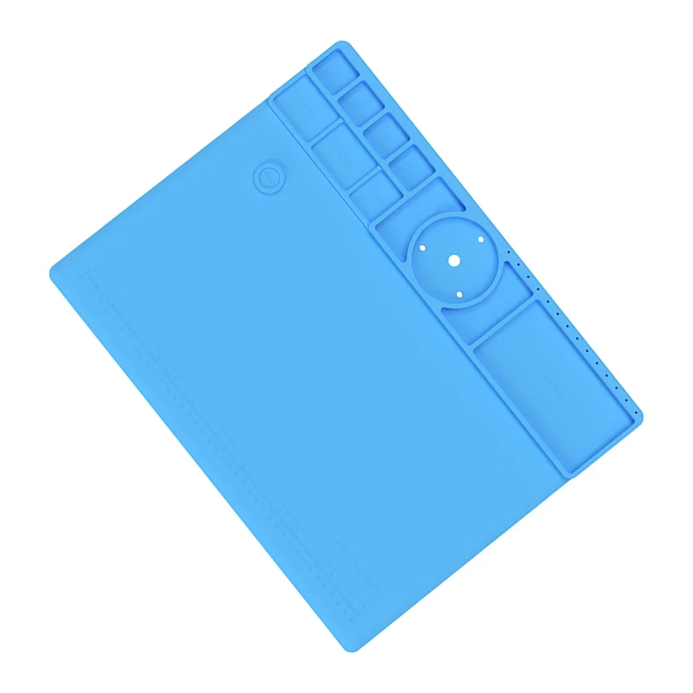 TE-711 Heat Resistant Soldering Mat for Organizing Components and Tools During Soldering Brazing and PCB Assembly Tasks