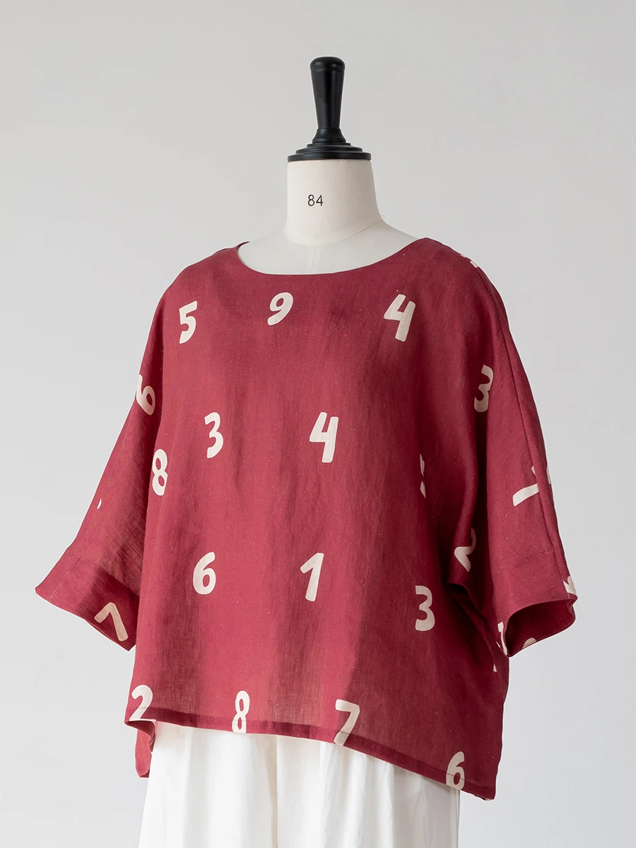 

Легкая летняя льняная футболка для женщин, свободного кроя, с принтом, худеющая, с эффектом утягивания, художественный дизайн, дышащая, комфортная, с круглым вырезом...