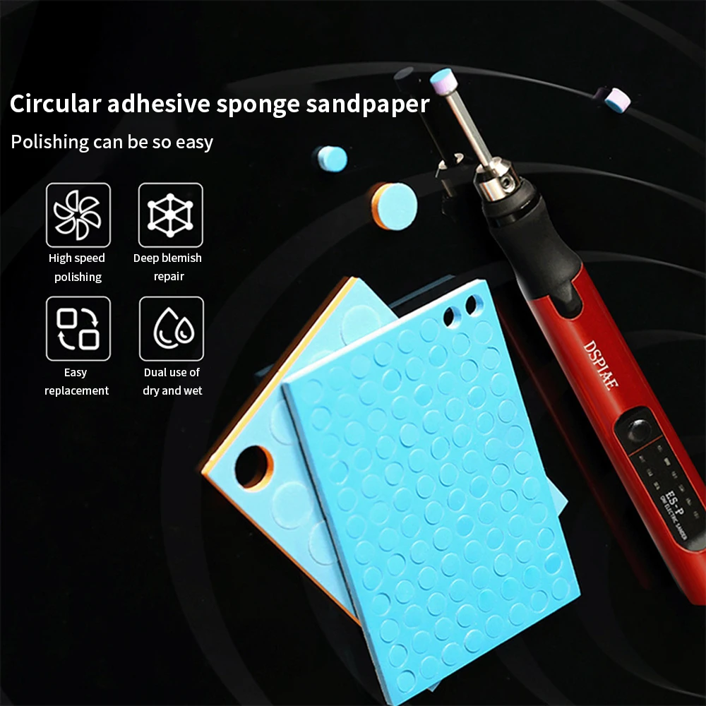 Portable Electric Sander Grinding Pen File Drill Polishing Sanding Machine Sponge Sandpaper Disc Tool Sharpening Pen Model Kit