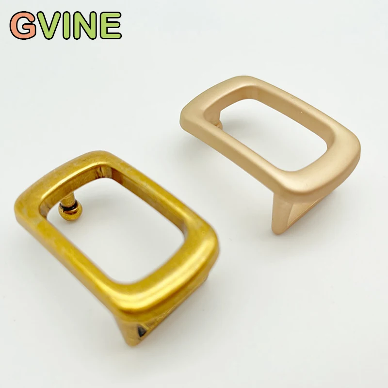 1Pcs 15mm Belt Buckles Rectangle Plating Metal Pin Buckles For Clothes Waistband Sewing Leather Crafts Strap DIY Belts Accessory