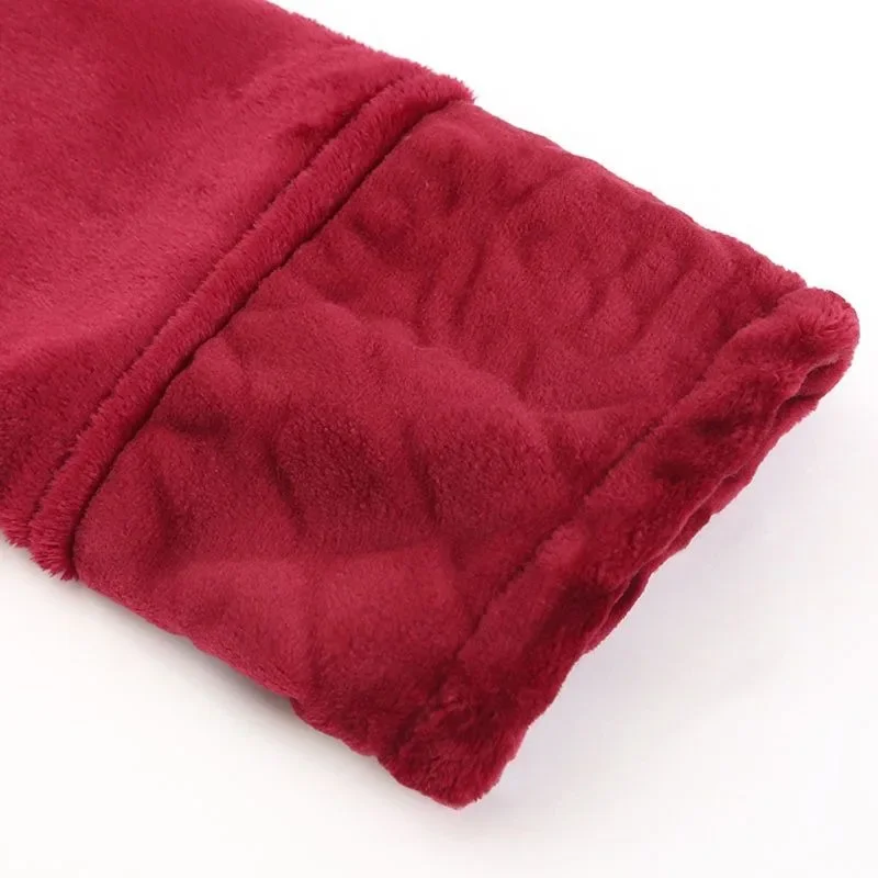 2024 New Pajamas Women Autumn Winter Flannel Loungewear Suit Thermal Underwear Plus Velvet Padded Sleepwear Warm Homewear