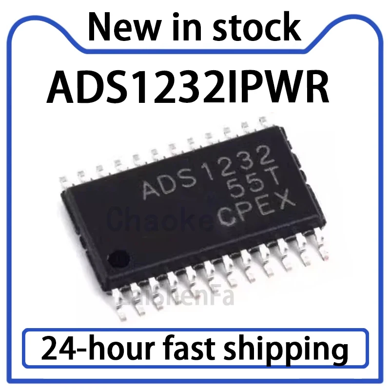 5PCS ADS1232 ADS1232IPWR Package TSSOP24 New Analog-to-digital Converter IC Chip in Stock