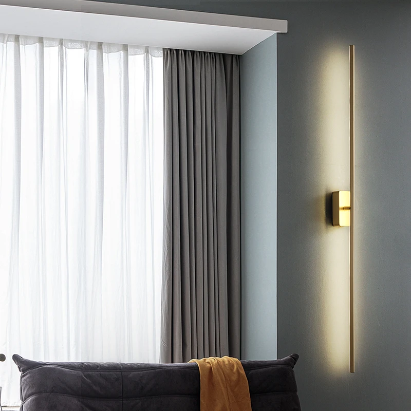 

360 degrees can rotate lamp head brass wall lamp led home decoration lighting bedroom bedside living room sofa bathroom study