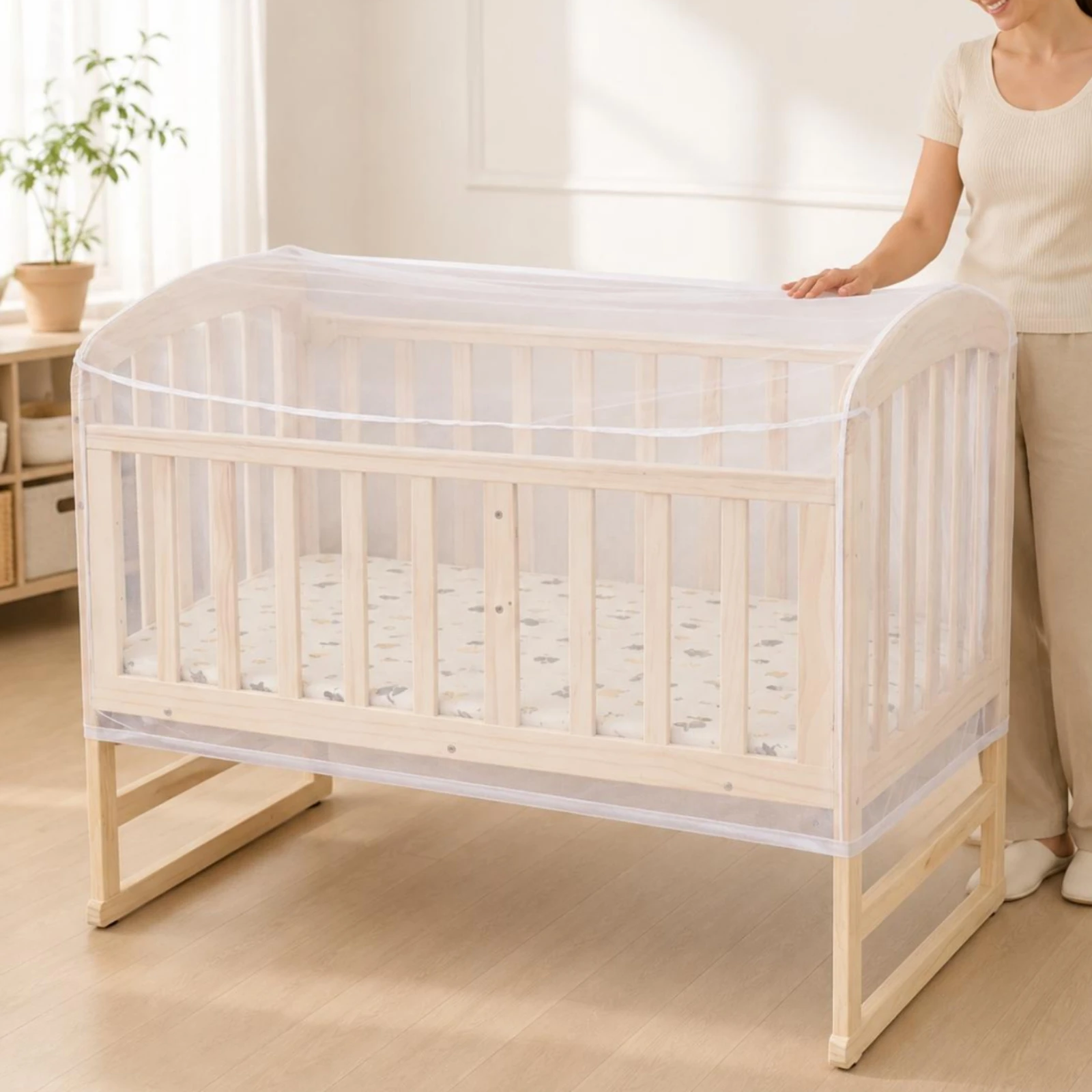 baby-crib-flying-bug-net-breathable-mesh-full-cover-crib-net-baby-flying-bug-cover-lightweight-white