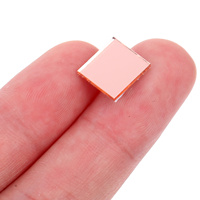 300pcs Mosaic Tiles Crystal Square Flat Back For Diy Craft Projects Decor Supplies Marbles Stones Patch