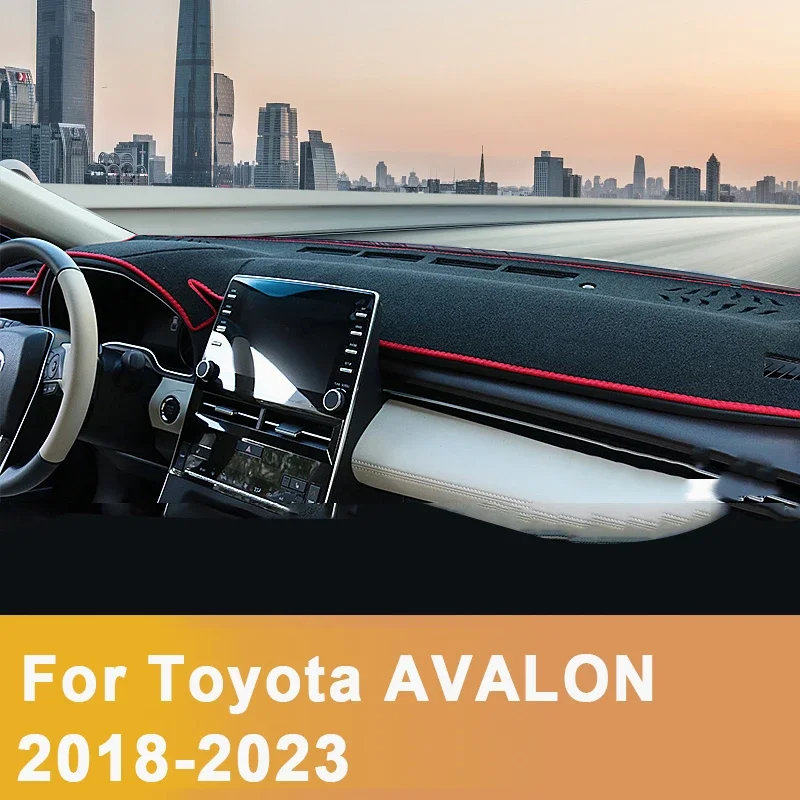 For Toyota Avalon 2018-2022 2023 Car Dashboard Cover Mat Avoid light Pad Sun Shade Dash Board Cover Carpets Interior Accessories