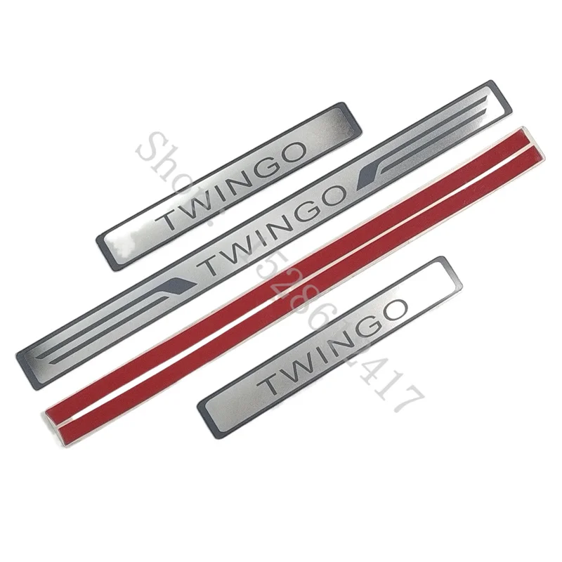 

Для Renault Twingo 2012 2013 2014 ~ 2025 автомобильные аксессуары на порог накладки на пороги протектор автомобильные наклейки приветственная педаль