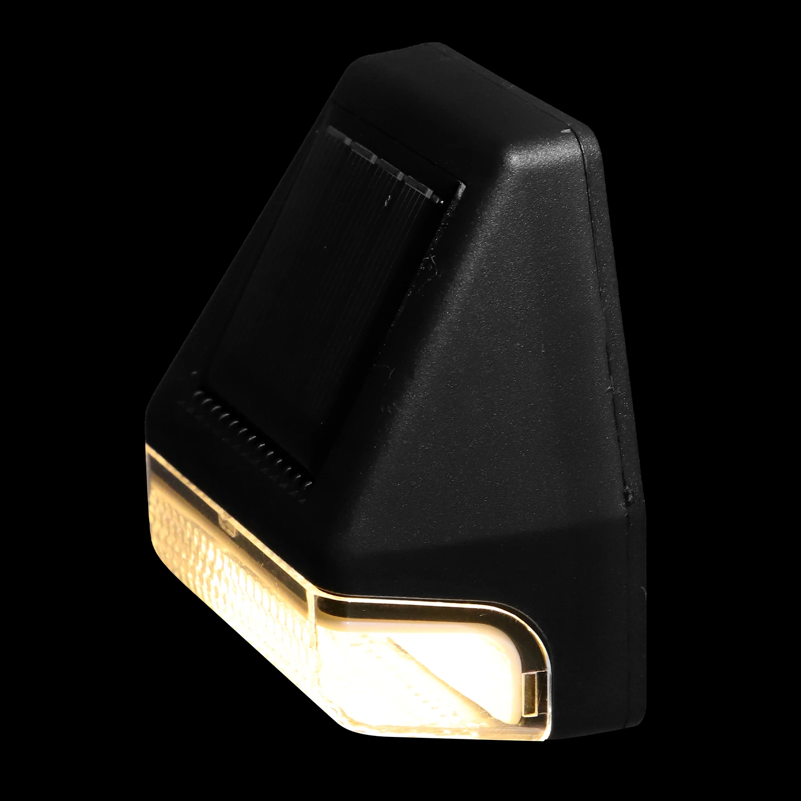 

1pc Solar Powered Wall Solar Lamp For Outdoor Lamp Warm White Light Waterproof Plastic Outdoor Garden Lighting Home Decor