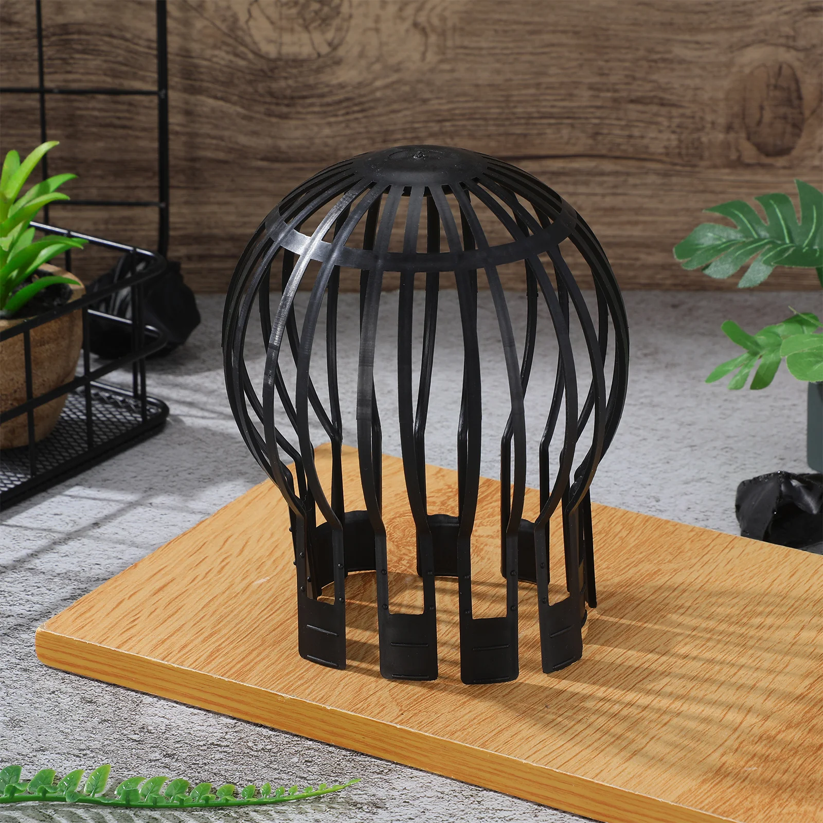 8 pcs Gutter Guards For Roof Drainage Strainer Cover Lightweight Plastic Downspout Screen Net Cap Garden Balcony Roof Pipe