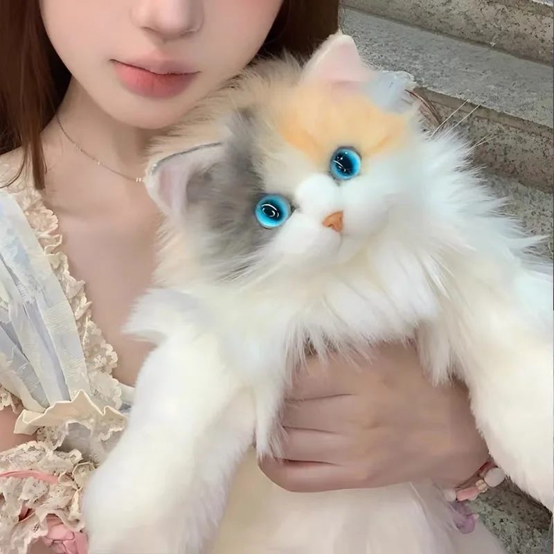 

Рюкзак с имитацией трех кошек, сумка для котенка, рюкзак, кукла, плюшевые игрушки для друзей, детский подарок на день рождения для девочек