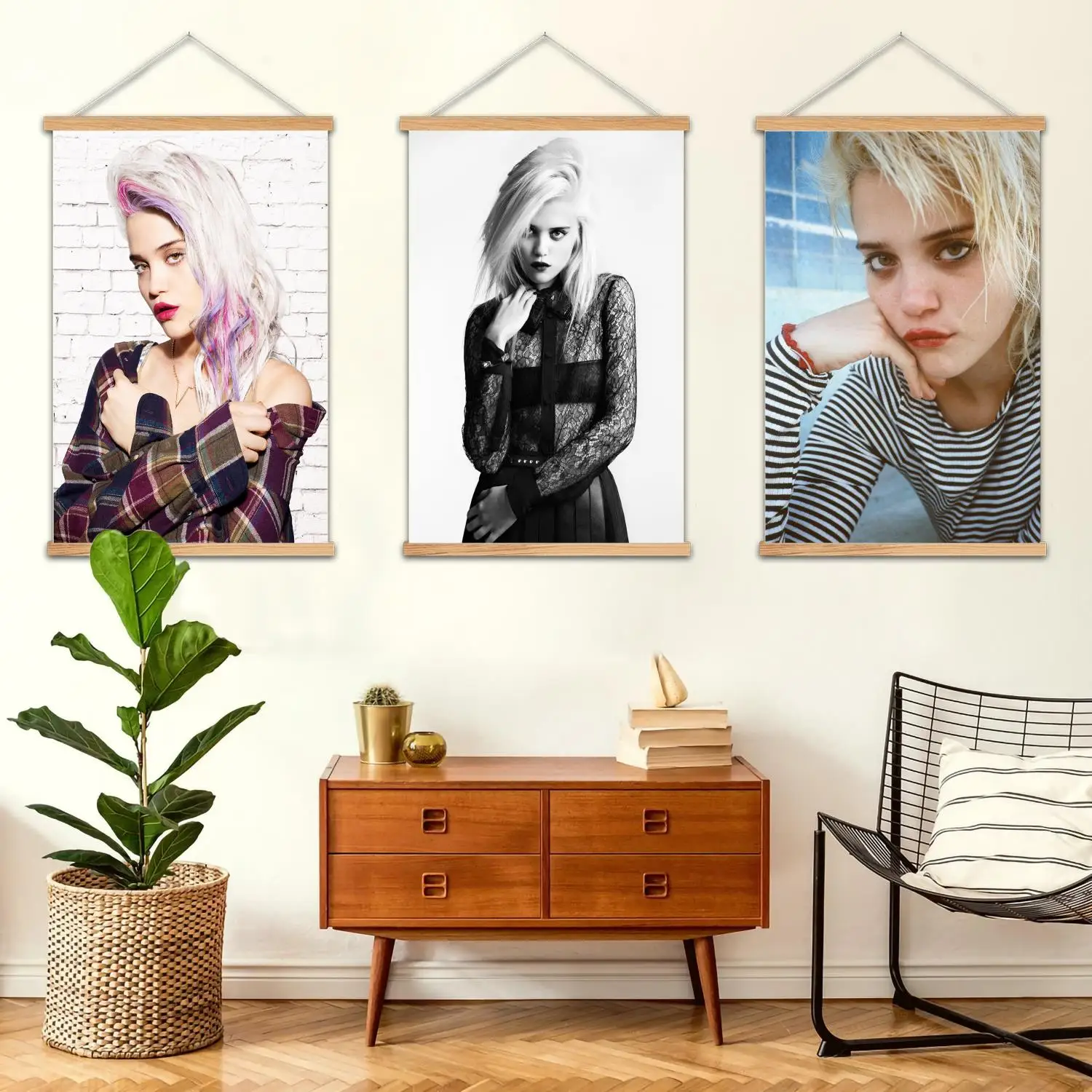 Sky ferreira emoldurado pintura de parede cartaz de arte em tela, arte de parede, família moderna, decoração de quarto, cartazes, pintura decorativa