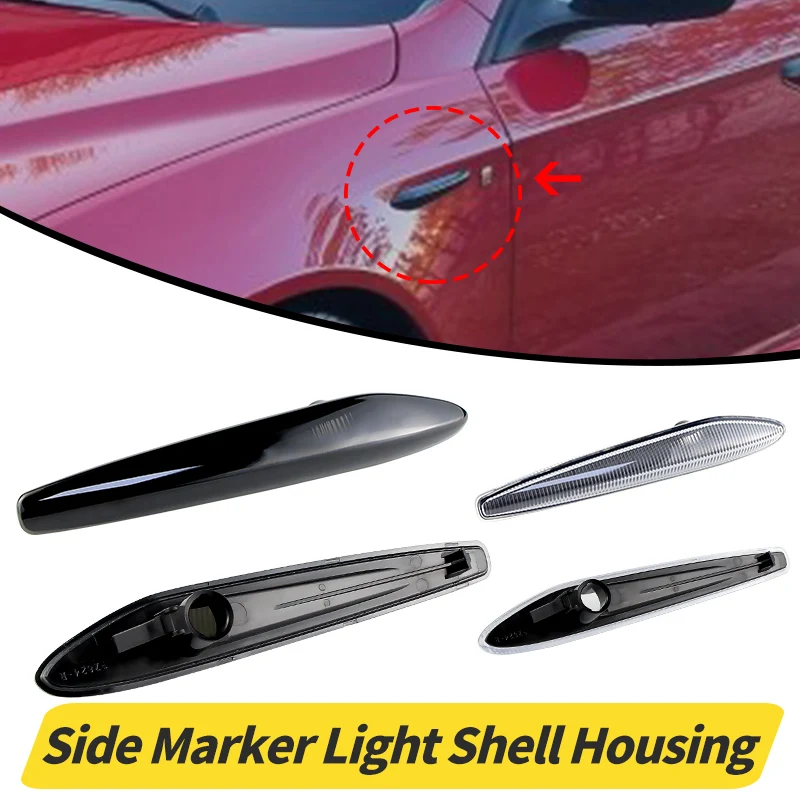 

2PC Car Turn Signal Side Fender Marker Light Cover Shell Housing Left&Right For Alfa Romeo 159 Sportwagon Brera Spider 939 06-12